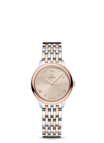Omega De Ville Quartz 27.5 Stainless Steel - Sedna Gold / Beige / Bracelet